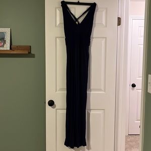 Navy Blue Maxi Dress